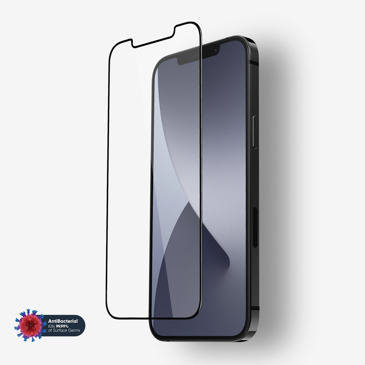 NanoArmour Anti-Microbial Best Screen Protector for iPhone 12 Pro Max