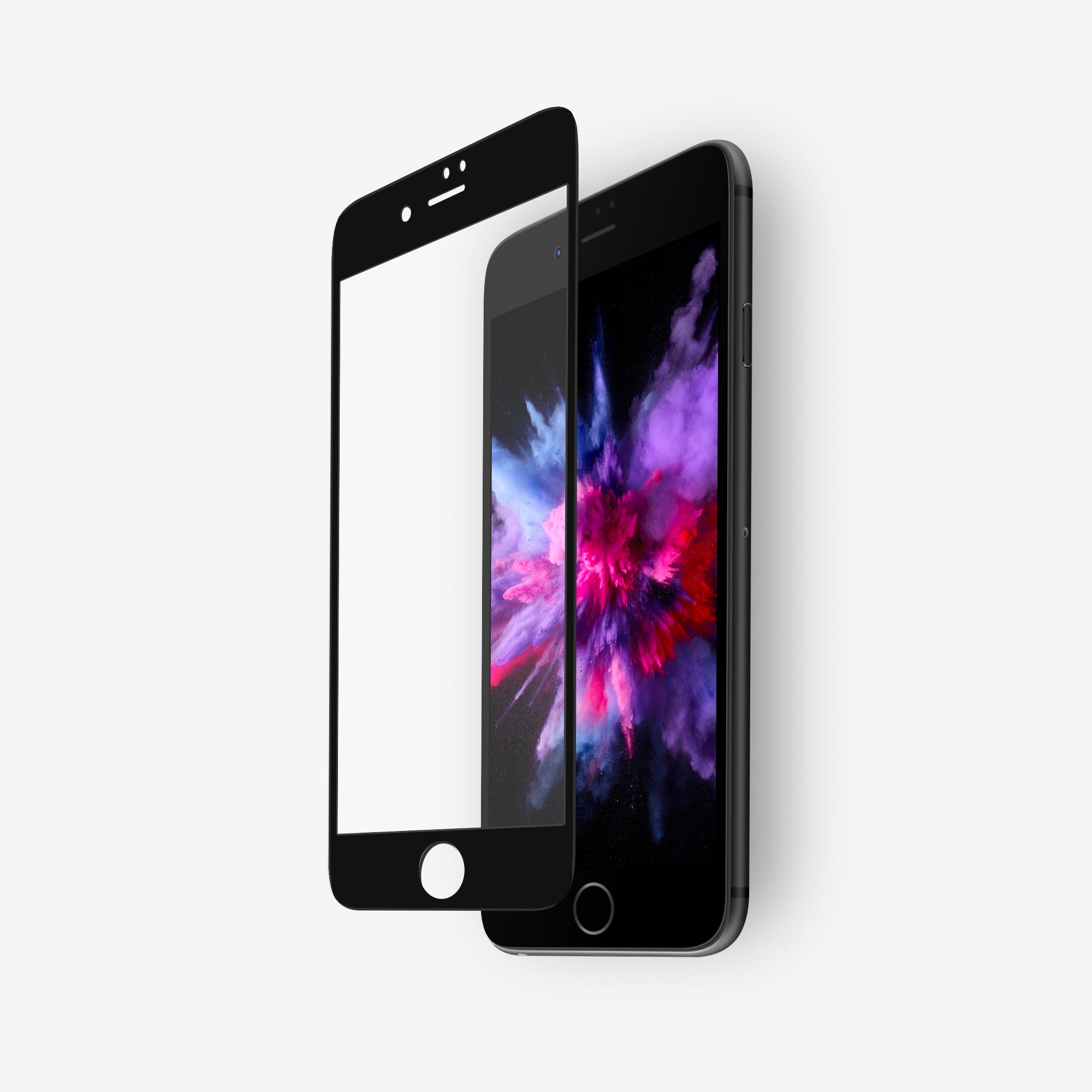 2 Pz Pellicola Protettiva In Vetro 9H 3D Per IPhone 7 Plus E 8 Plus - XAiOX, Trasparente E Anti Graffio - Foto 3