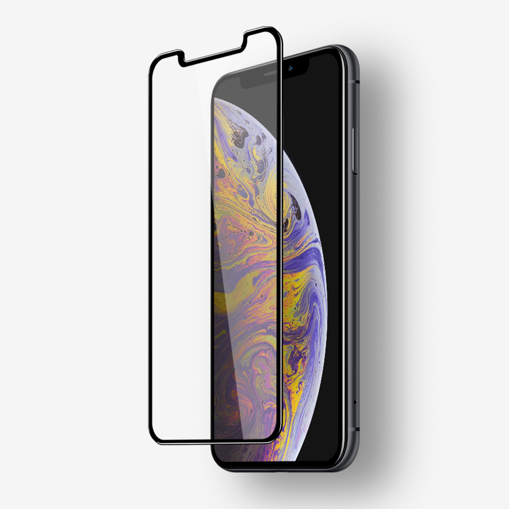 Buy Amazing Thing iPhone XS Max Fully Covered Glass Screen Protector -  Tempered Supreme Glass Online - Shop Smartphones, Tablets & Wearables on  Carrefour UAE