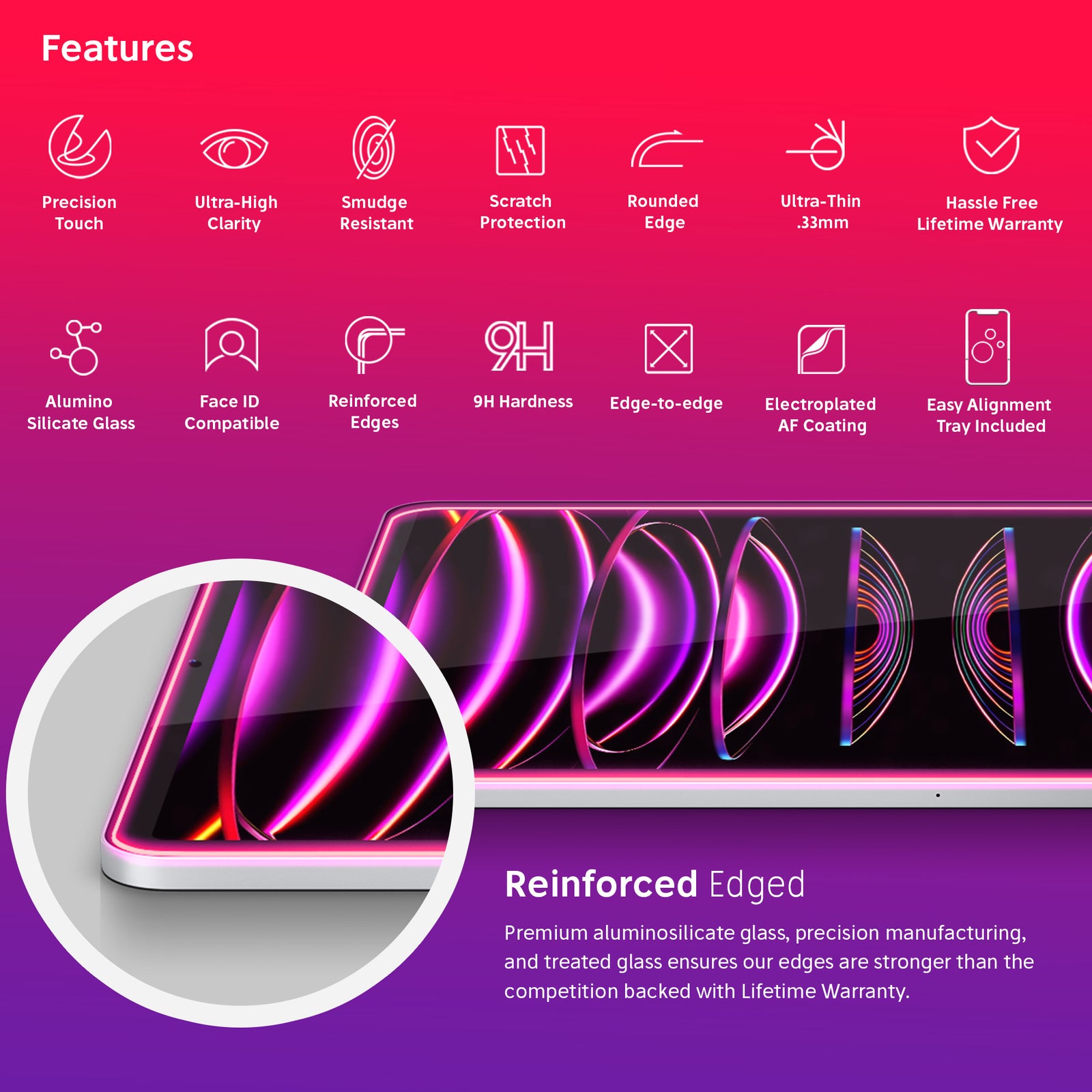 NanoArmour 11-inch for iPad Pro 2022 Screen Protector