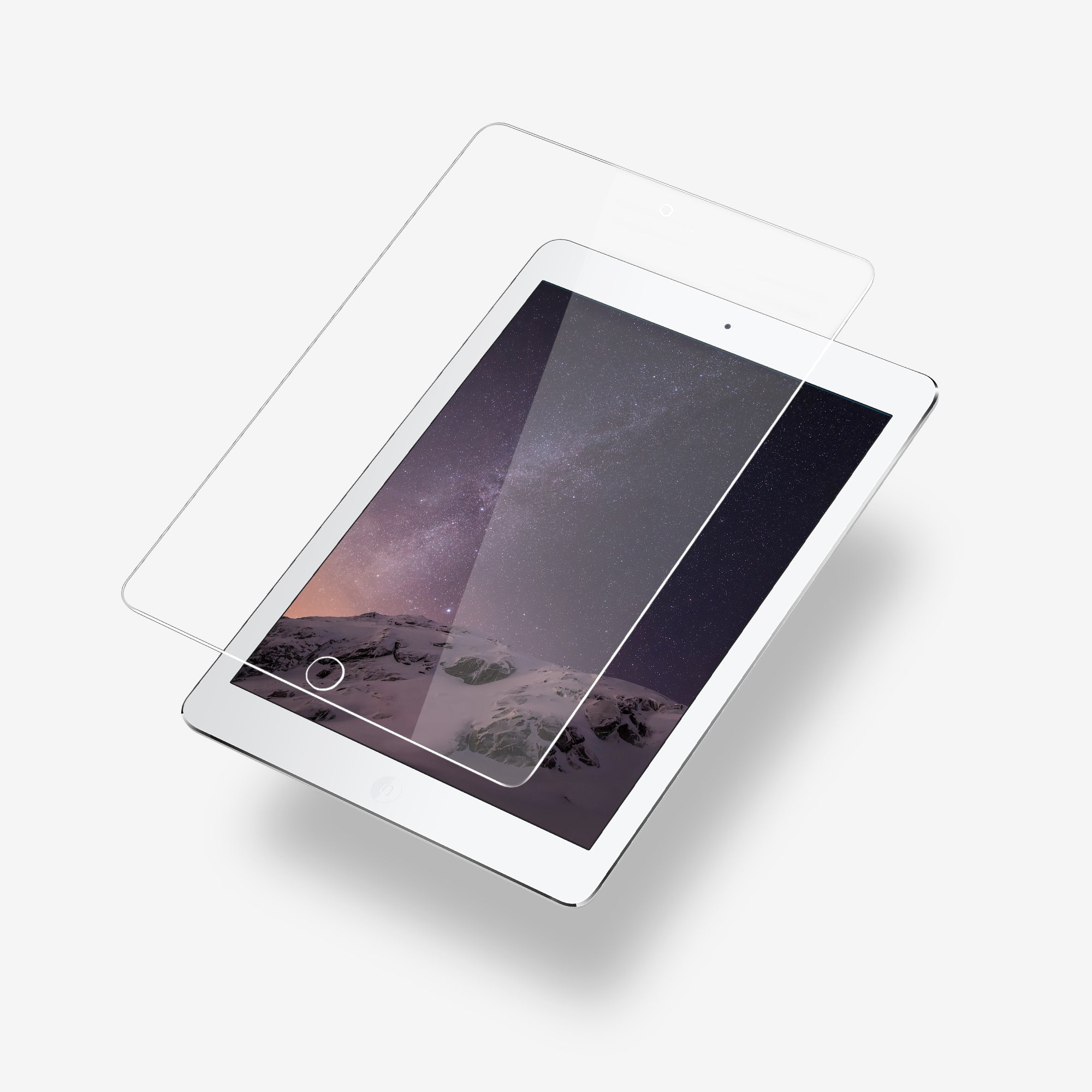 Verre Trempé iPad Air 2 / Pro 9.7 Film Protection Ecran Ultra-résistant 9H,  Akashi - Transparent - Français