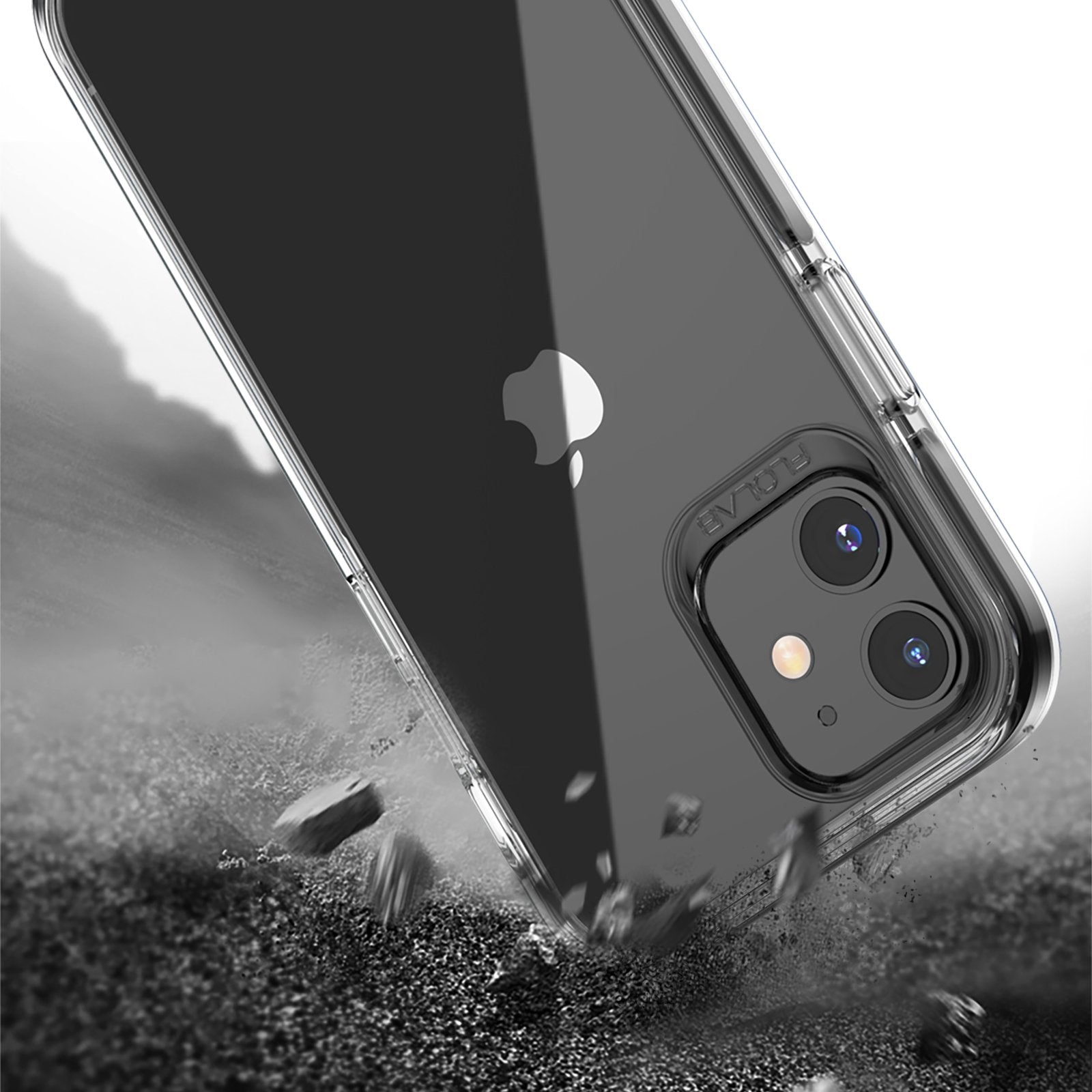 Black Case iPhone 12 mini TAFFYCA Series