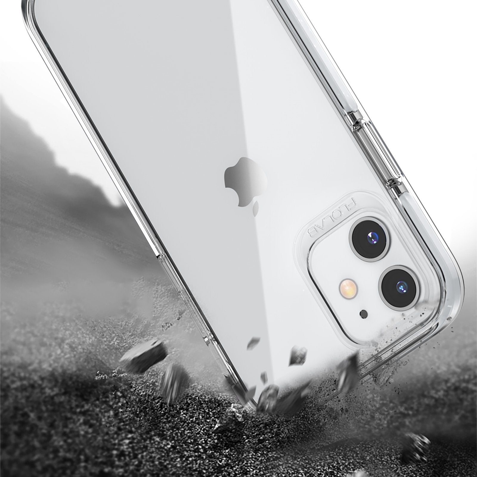 White iPhone 12 Pro Max Cases TAFFYCA Series