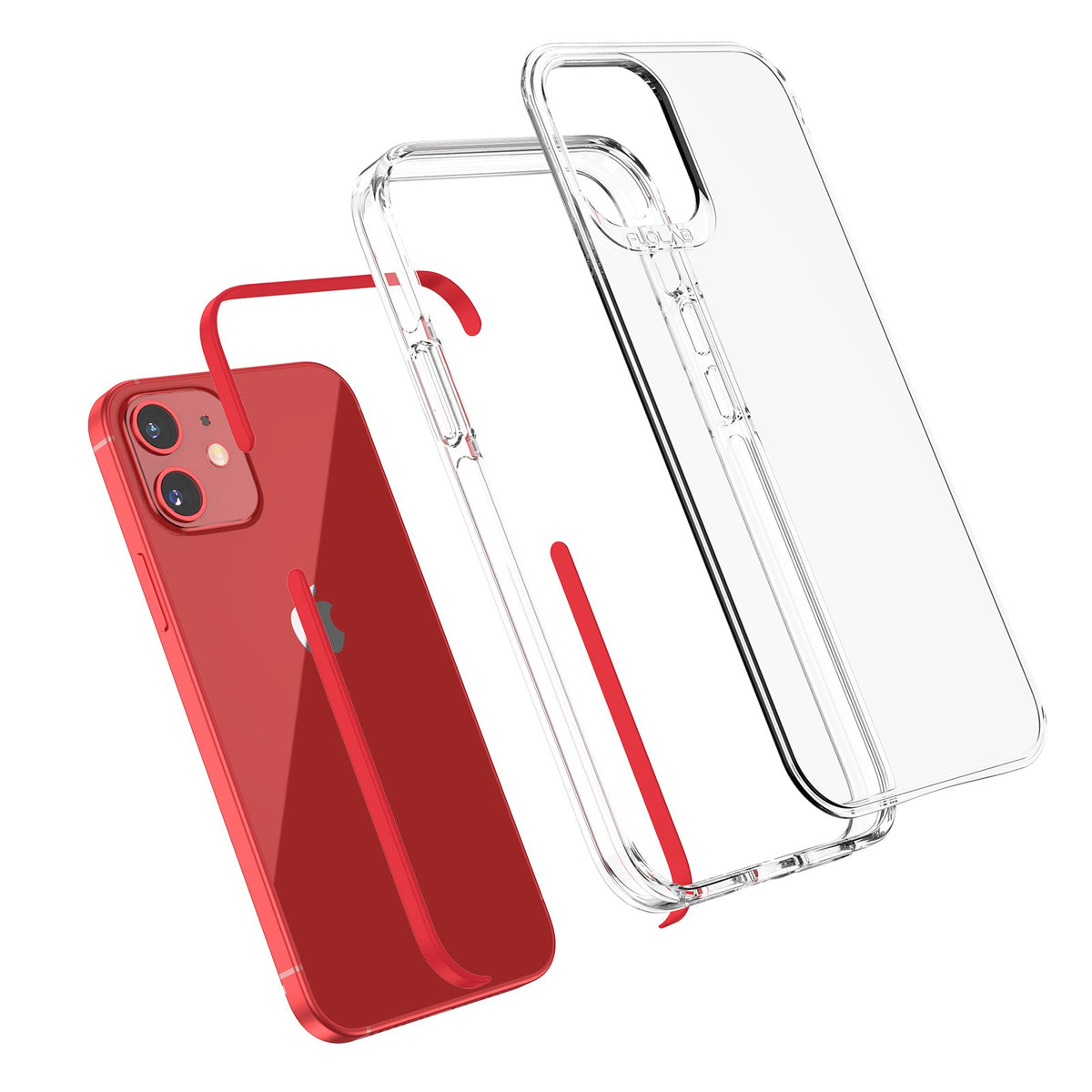 Red for iPhone 12 mini Cases TAFFYCA Series