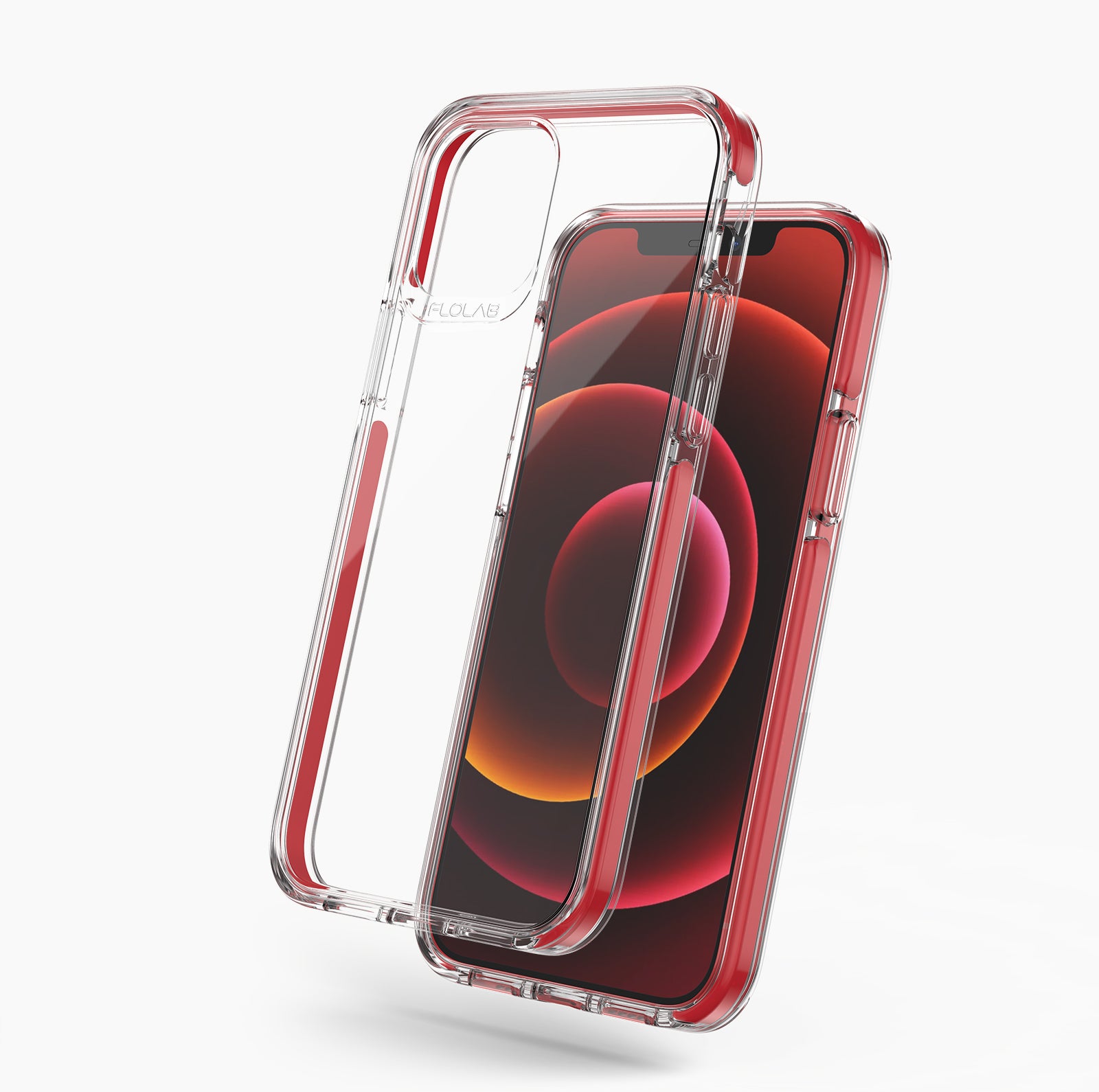 Red iPhone 12 Cases TAFFYCA Series