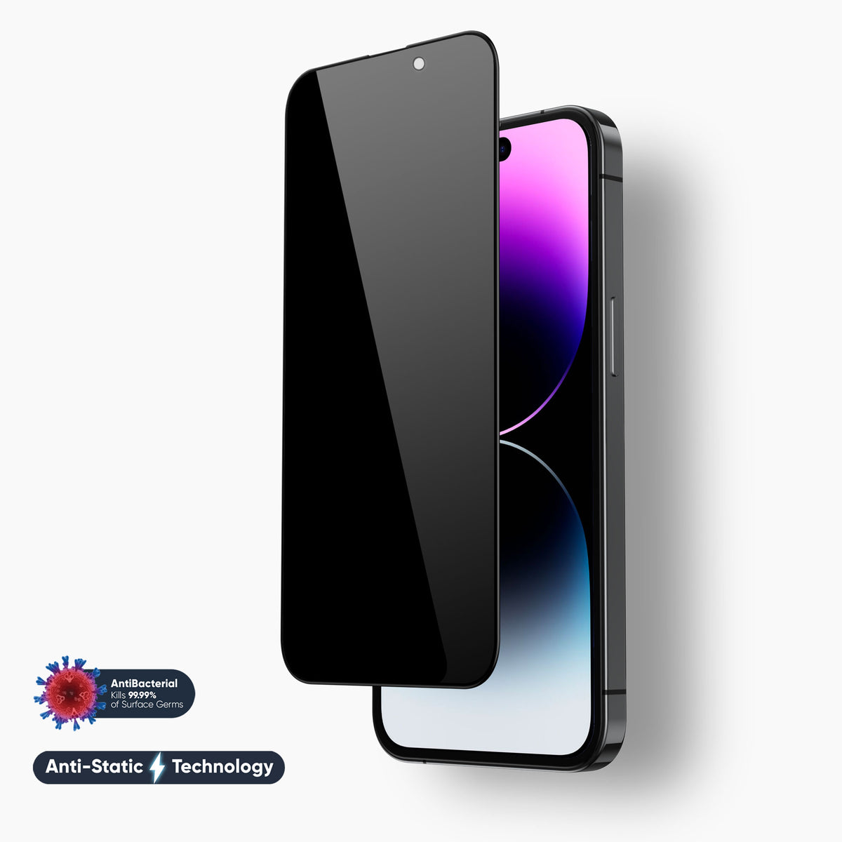 FLOLAB I Best iPhone 14 Pro Max Privacy Screen Protector