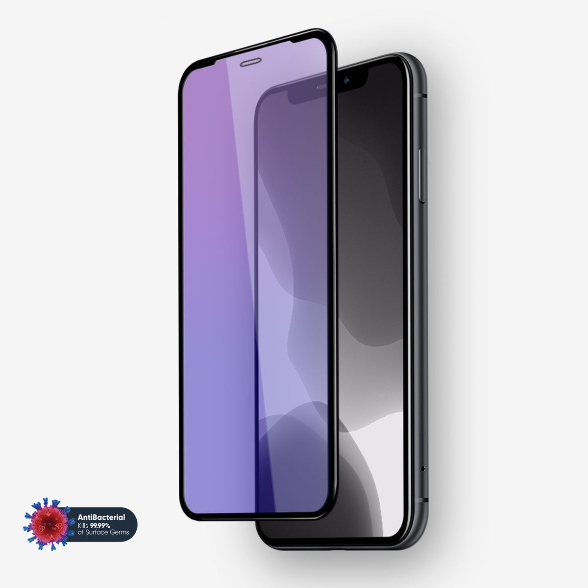 NanoArmour for iPhone 11 Pro Max Anti-Blue Light Screen Protector Case Friendly