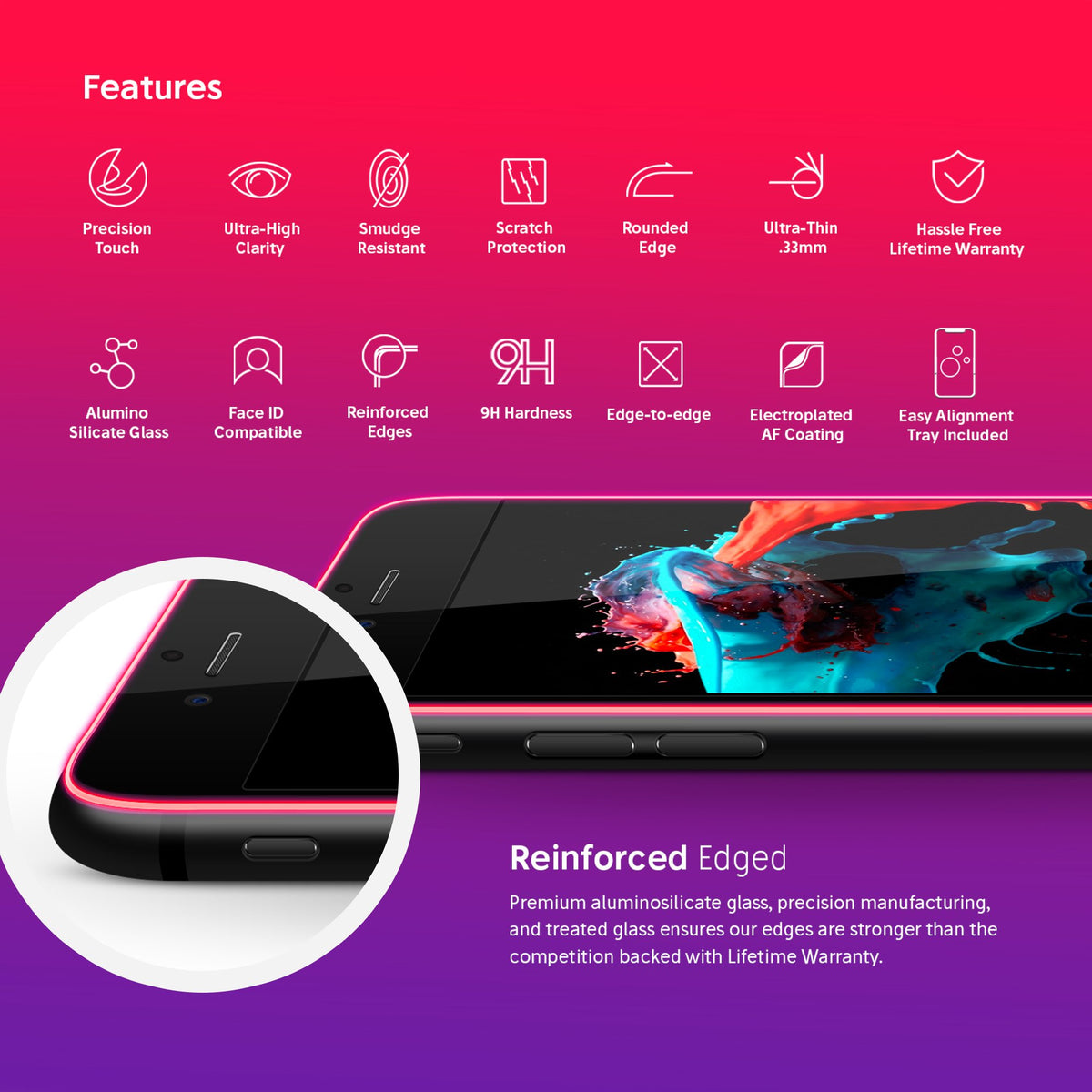 NanoArmour for iPhone 8 Screen Protector