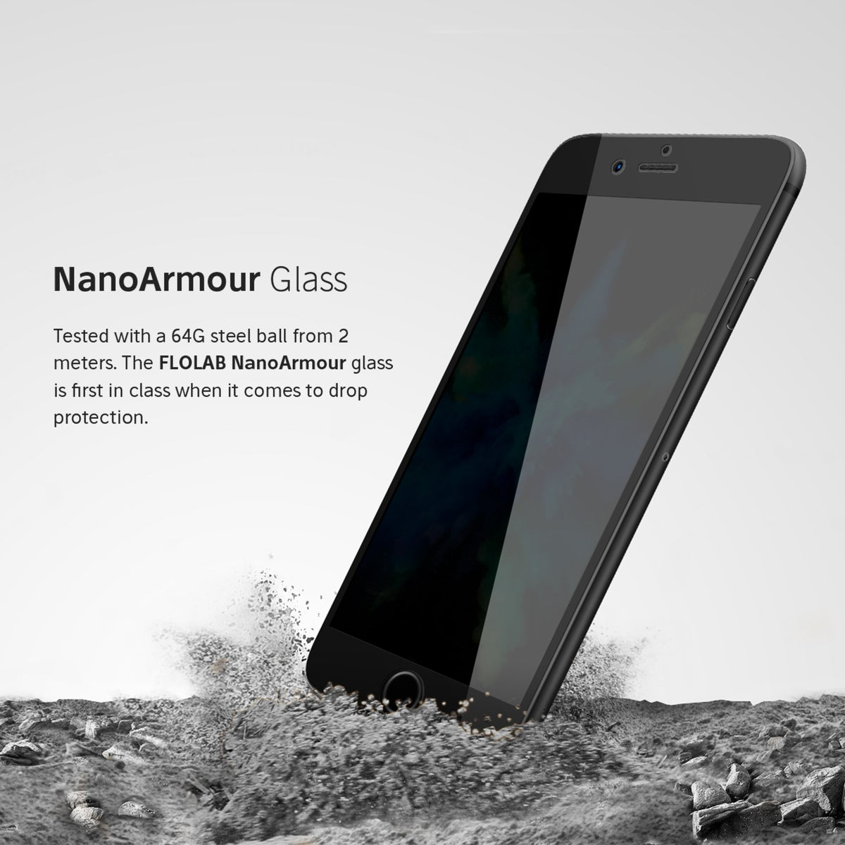 NanoArmour for iPhone 8 / 7 Plus Privacy Screen Protector