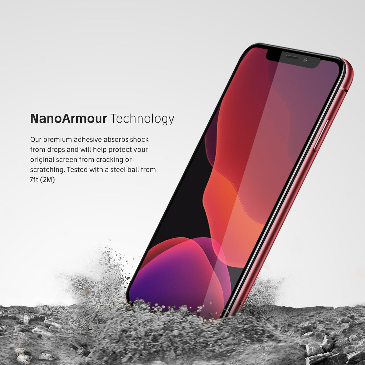 NanoArmour for iPhone 11 Pro Max Anti-Glare Screen Protector
