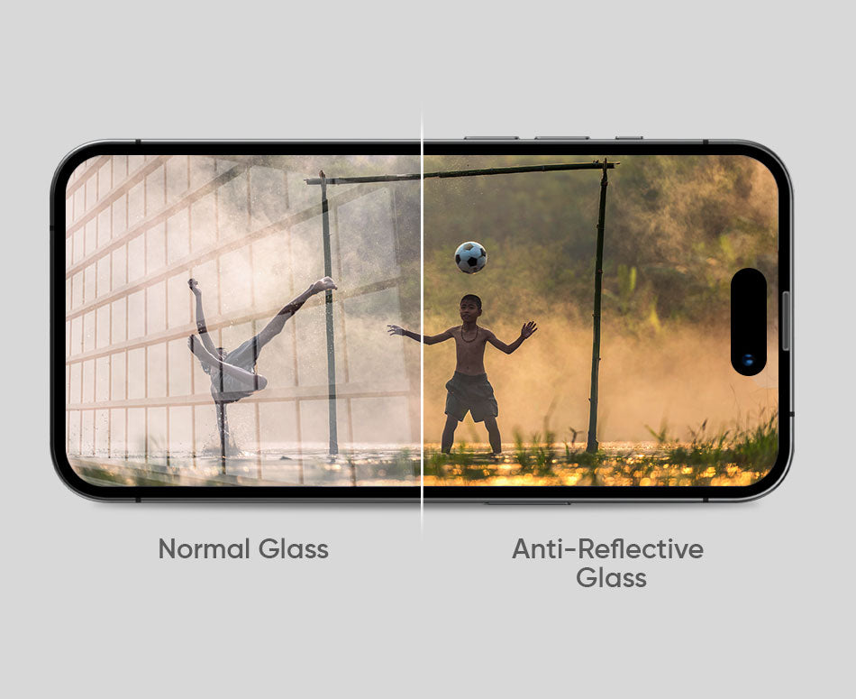 FLOLAB ONETIME PRO Anti-Glare Screen Protector Crystal Clear Visibility