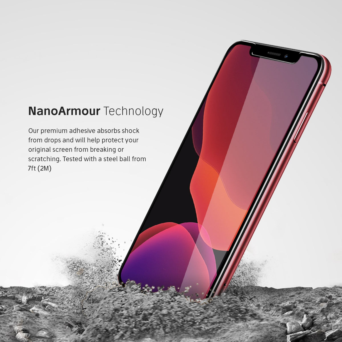 NanoArmour 3D for iPhone 11 Pro Screen Protector Edge-to-Edge