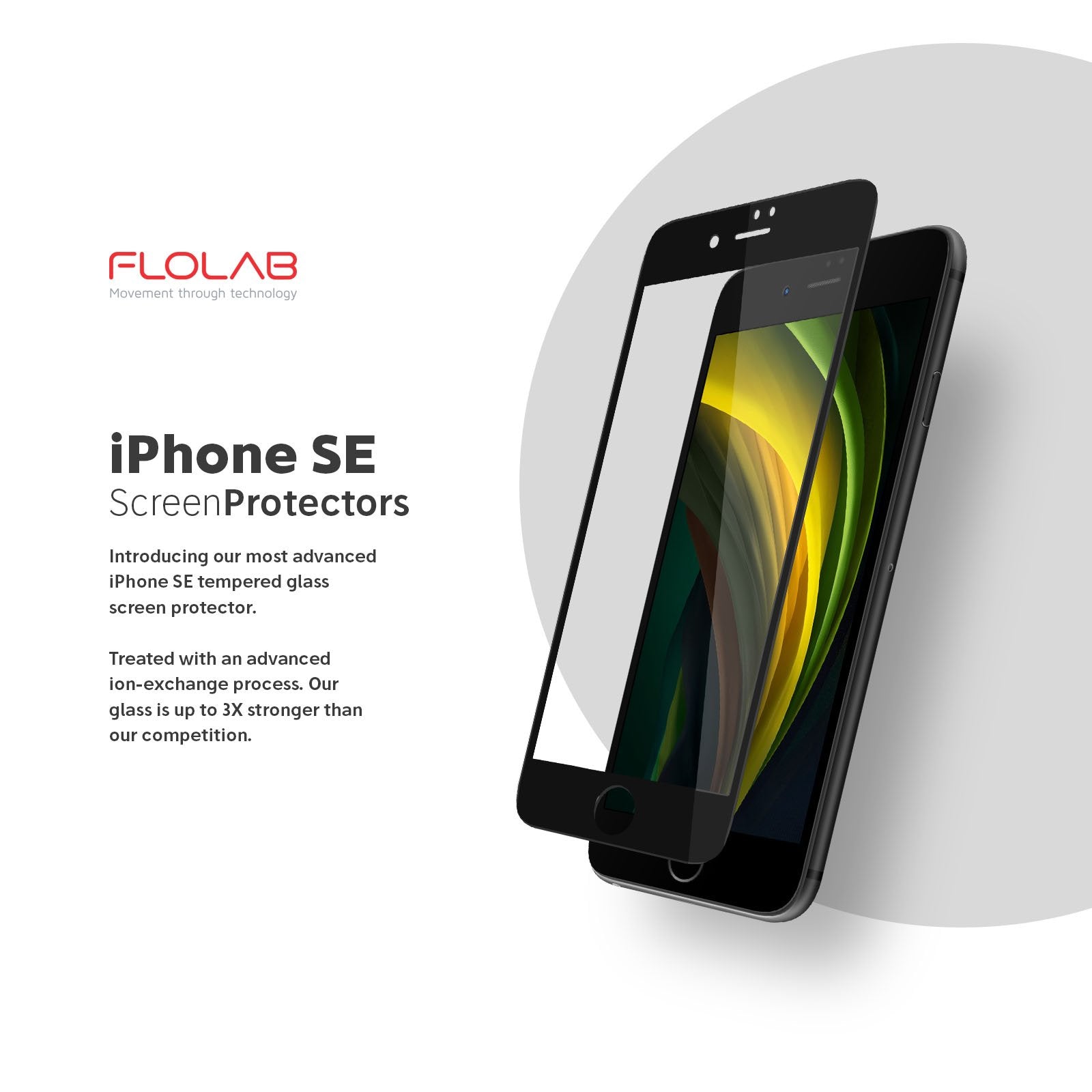 NanoArmour Best iPhone SE Screen Protector (2020) Edge-to-Edge